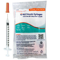 Easy Comfort Insulin Syringe 30G 1cc x 1/2 Sterile 100/Bx - Medex Supply