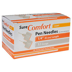 Clever Choice ComfortEZ Pen Needles 32G 5/32 (4mm) 300 Ct.